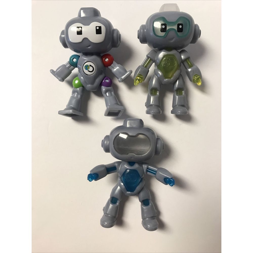 McDonald's Happy Meal Toy 2020 Stem 4" Discovery‎ Robots - Lot of 3
